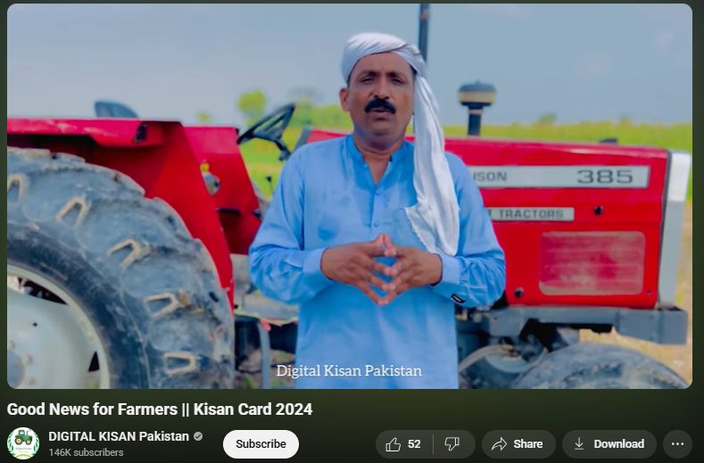 Digital Kisan Pakistan video: Good news for farmers, Kissan Card 2024