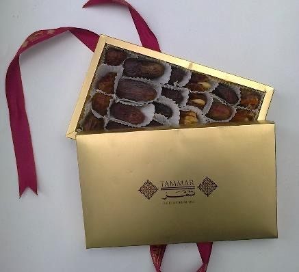 Gold Tammar gift box of premium dates