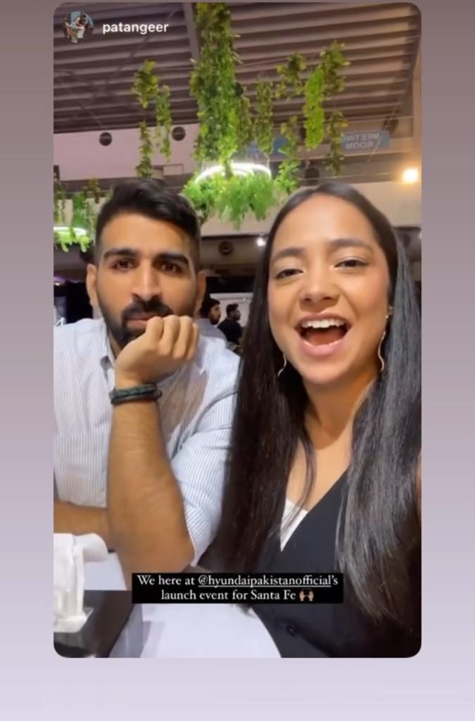Instagram creators at the Hyundai Santa Fe launch event